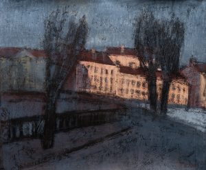 Gribojedow-Kanal bei Nacht, 2021