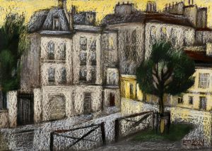 Sommerabend in der Rue Jacob in Paris, 2024