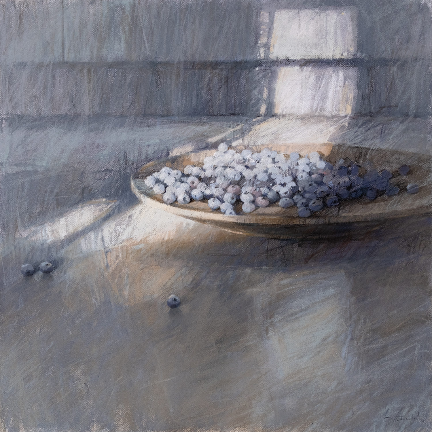 Blueberries. Morning/ Blaubeeren. Morgen, 2024