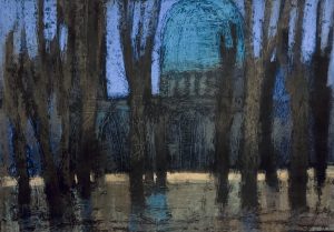 Vollmond an der Kathedralmoschee, 2018