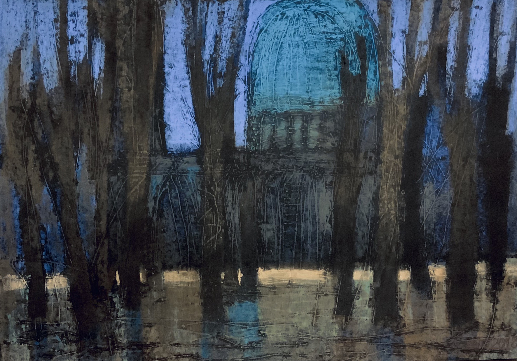 Vollmond an der Kathedralmoschee, 2018